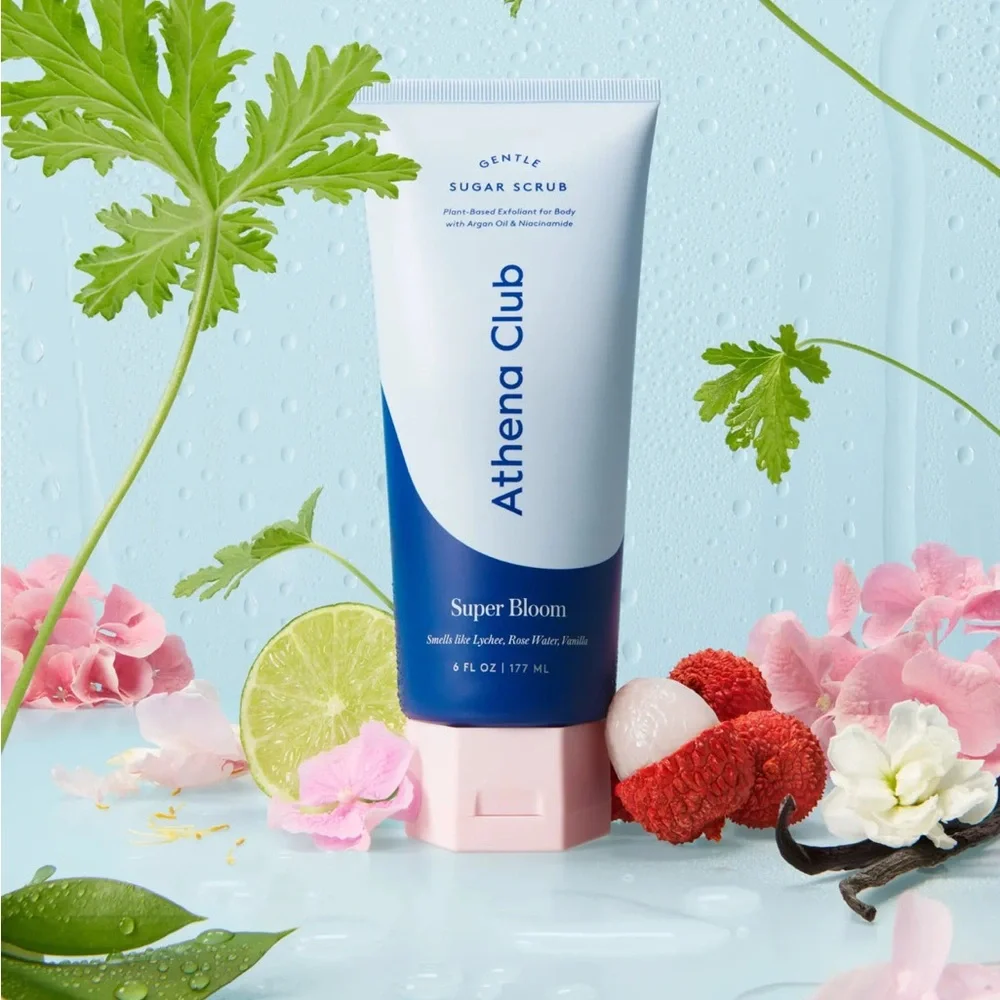 🆕 Athena Club 2-Piece Set - Super Bloom Sugar Scrub & Cloud Shave Foam